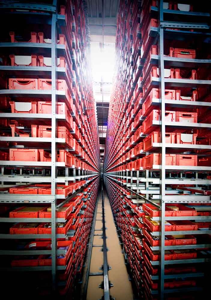 REYHER Logistikzentrum Innen - Automatisches Kleinteilelager